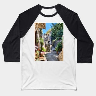 Houses in Kotor Baseball T-Shirt